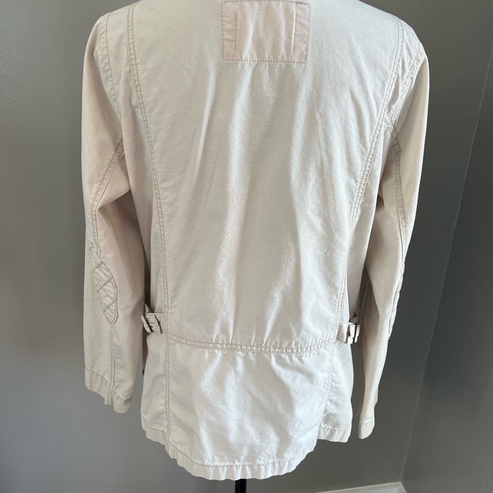 Eddie Bauer Beige Utility Jacket, sz LT - Picture 2 of 4